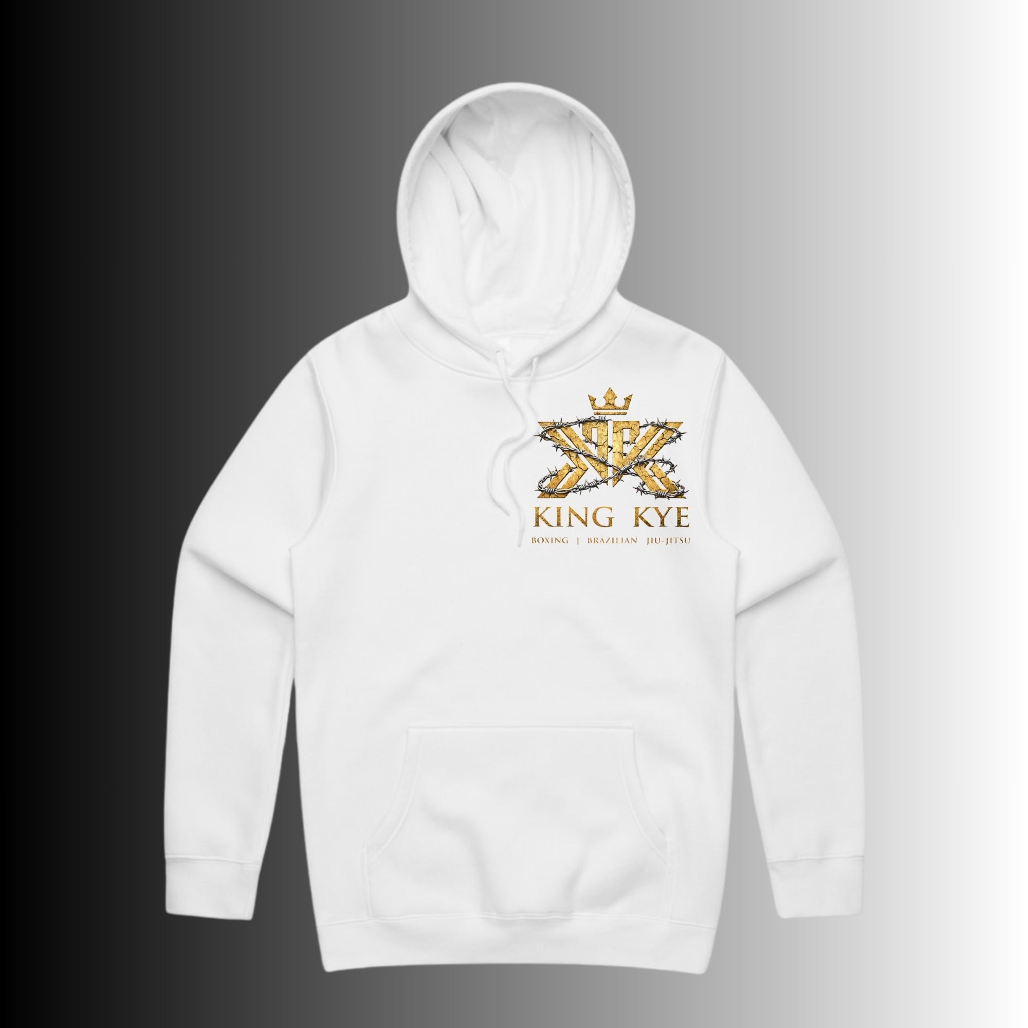 Stencil Hood with Gold King Kye Logo