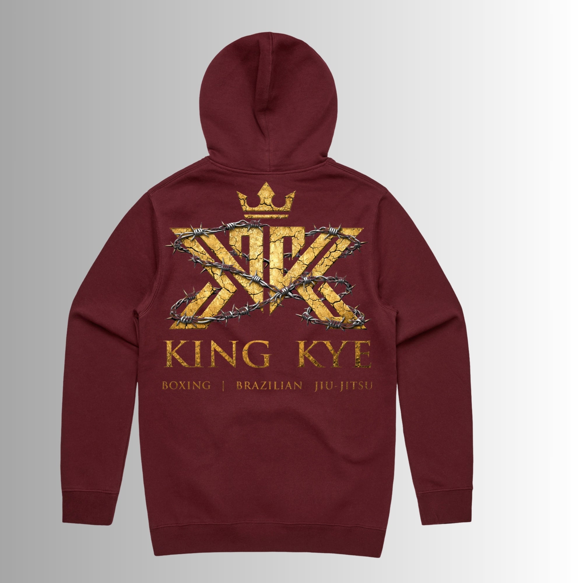 Stencil Hood with Gold King Kye Logo