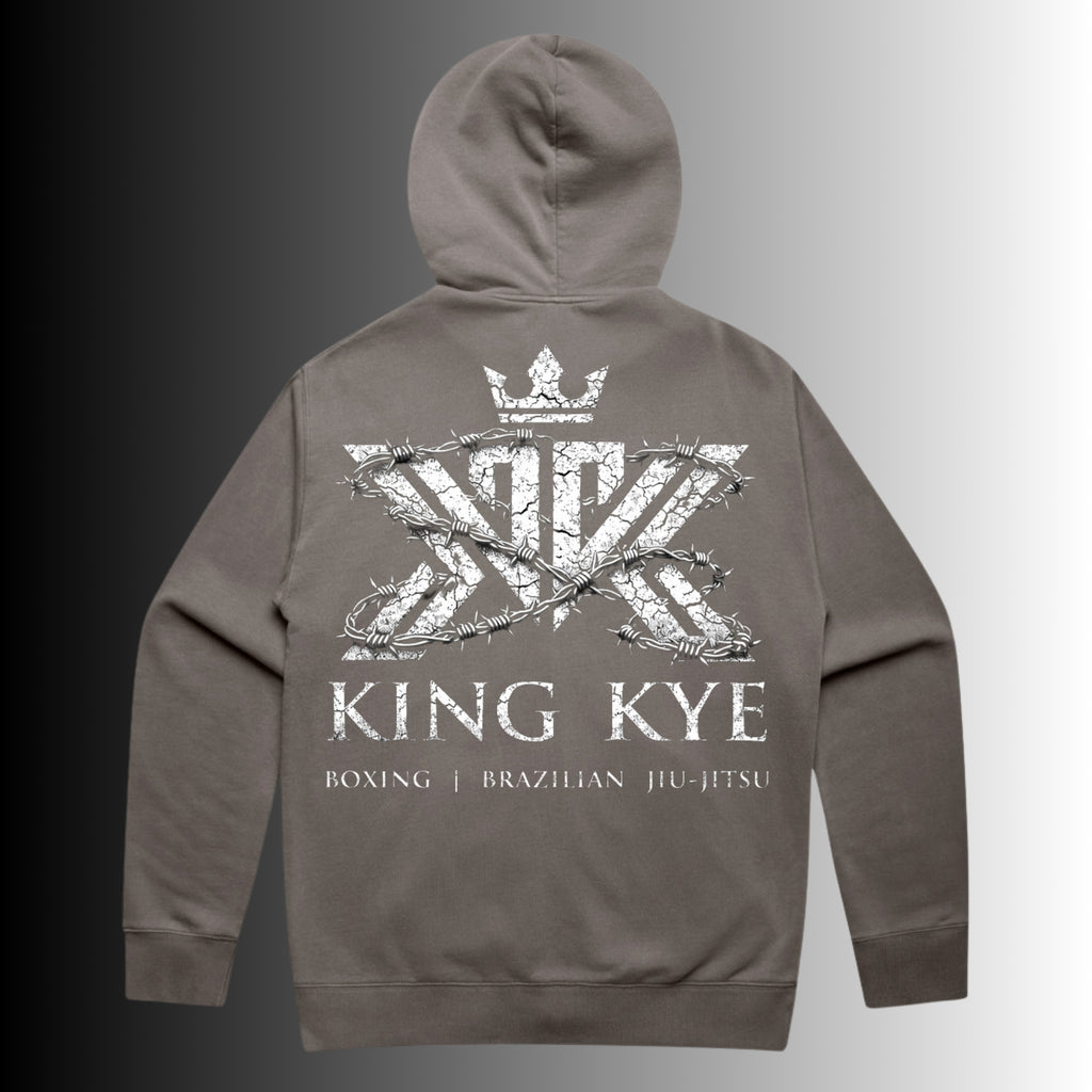 King Kye Heavy Faded Zip Front Hood