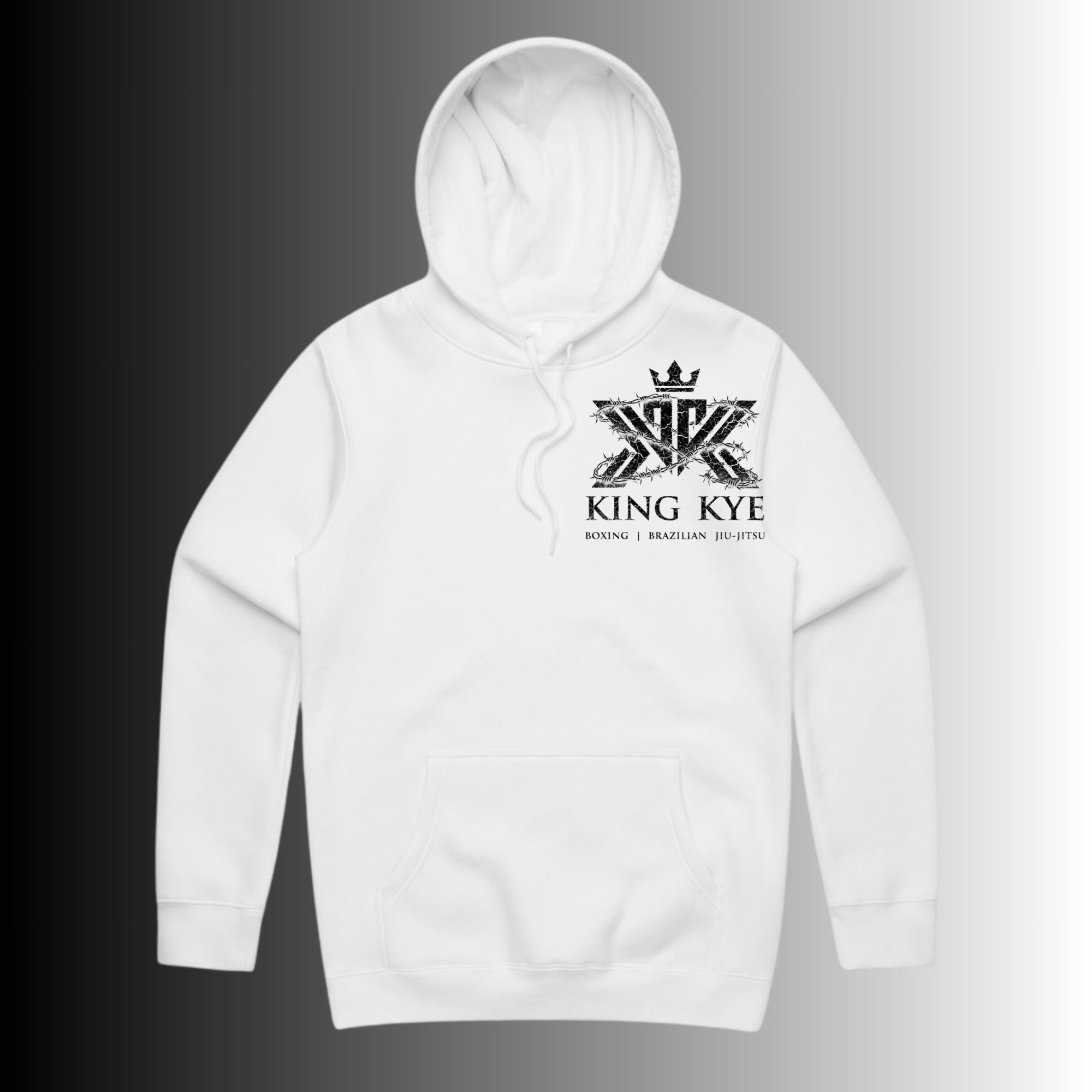 Stencil Hood with Black King Kye Logo