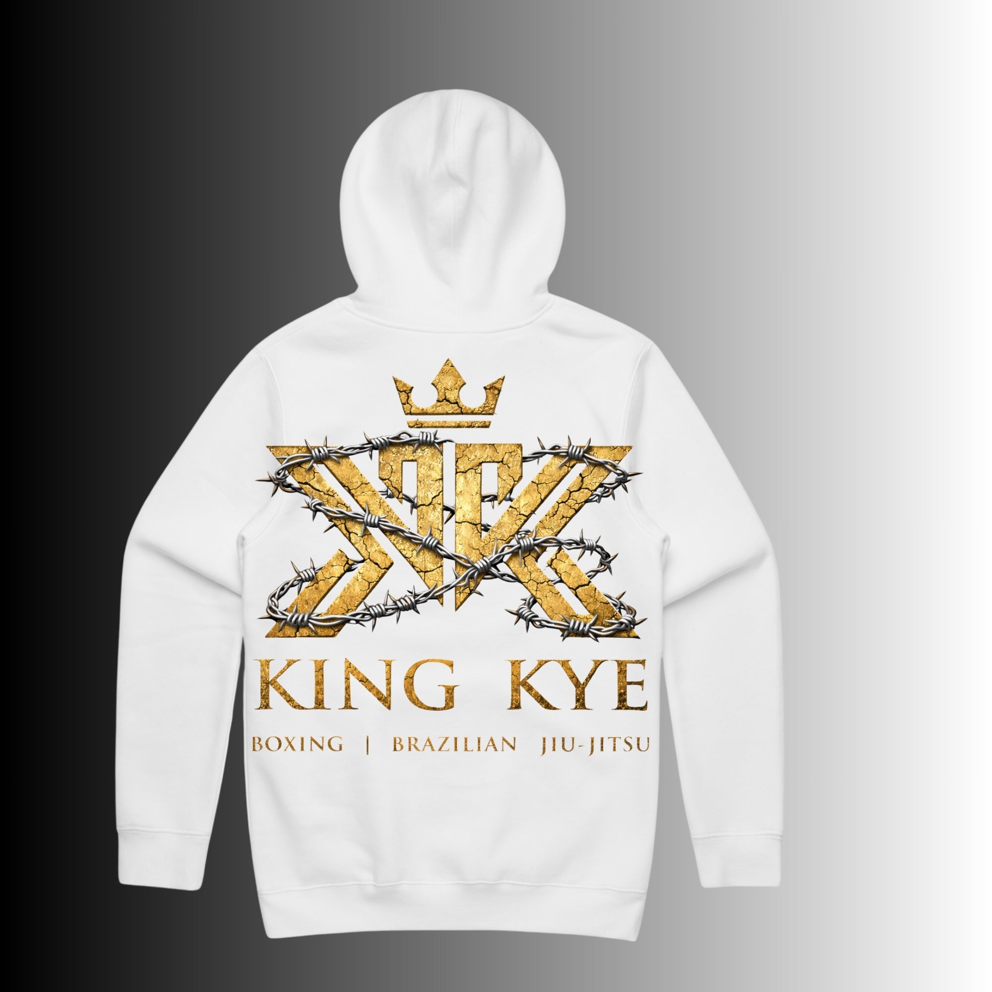 Stencil Hood with Gold King Kye Logo