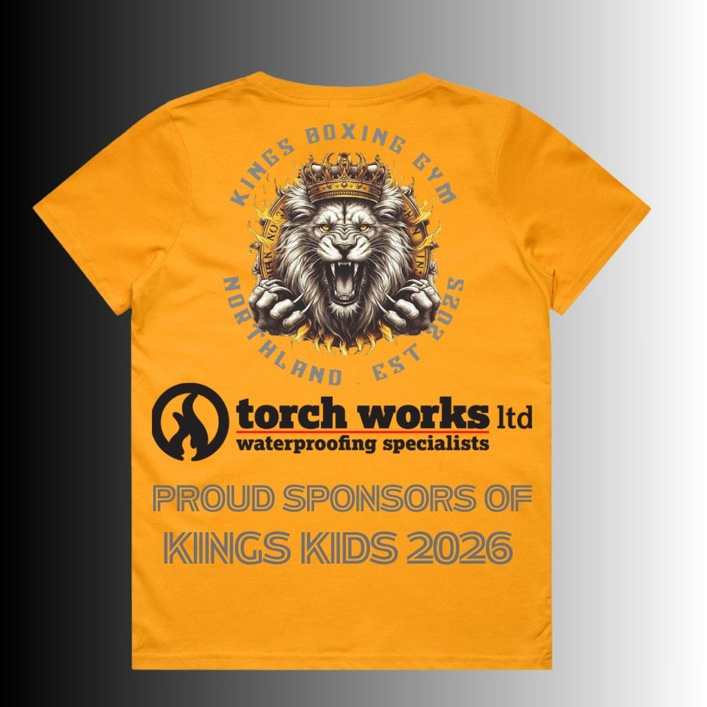Kings Boxing Kids Class - Torchworks Sponsor Tee
