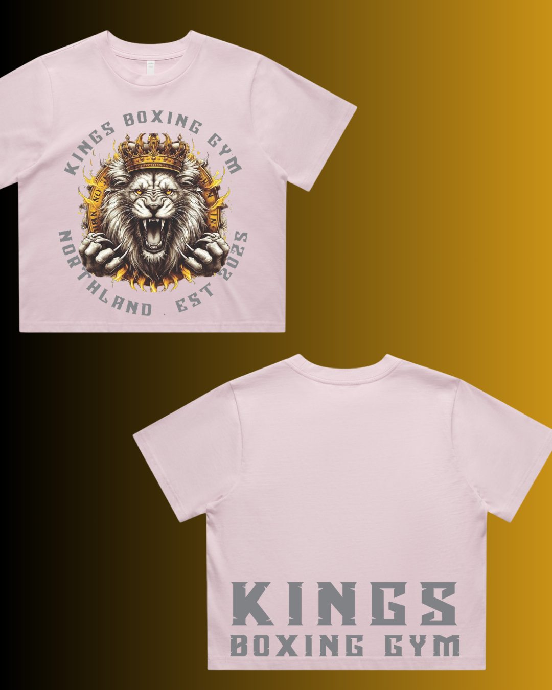 Kings Boxing Women's Classic Cropped Tee